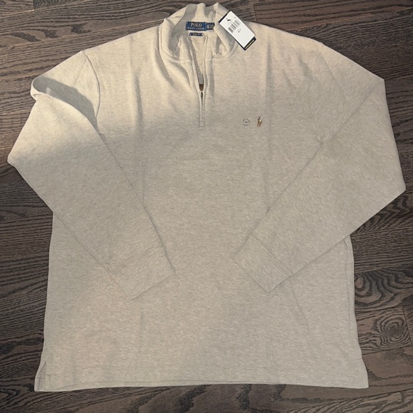 Polo Ralph Lauren Estate Rib Half Zip Pullover 2LT - Picture 2 of 9